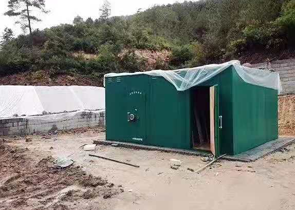 下花园露天如何存放爆破线放炮线等爆破器材？